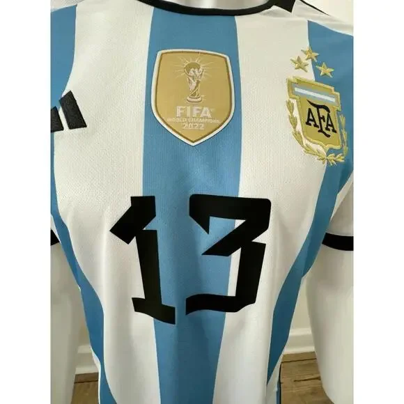2022 Adidas World Cup 3 STAR Argentina C.Romero S Authentic